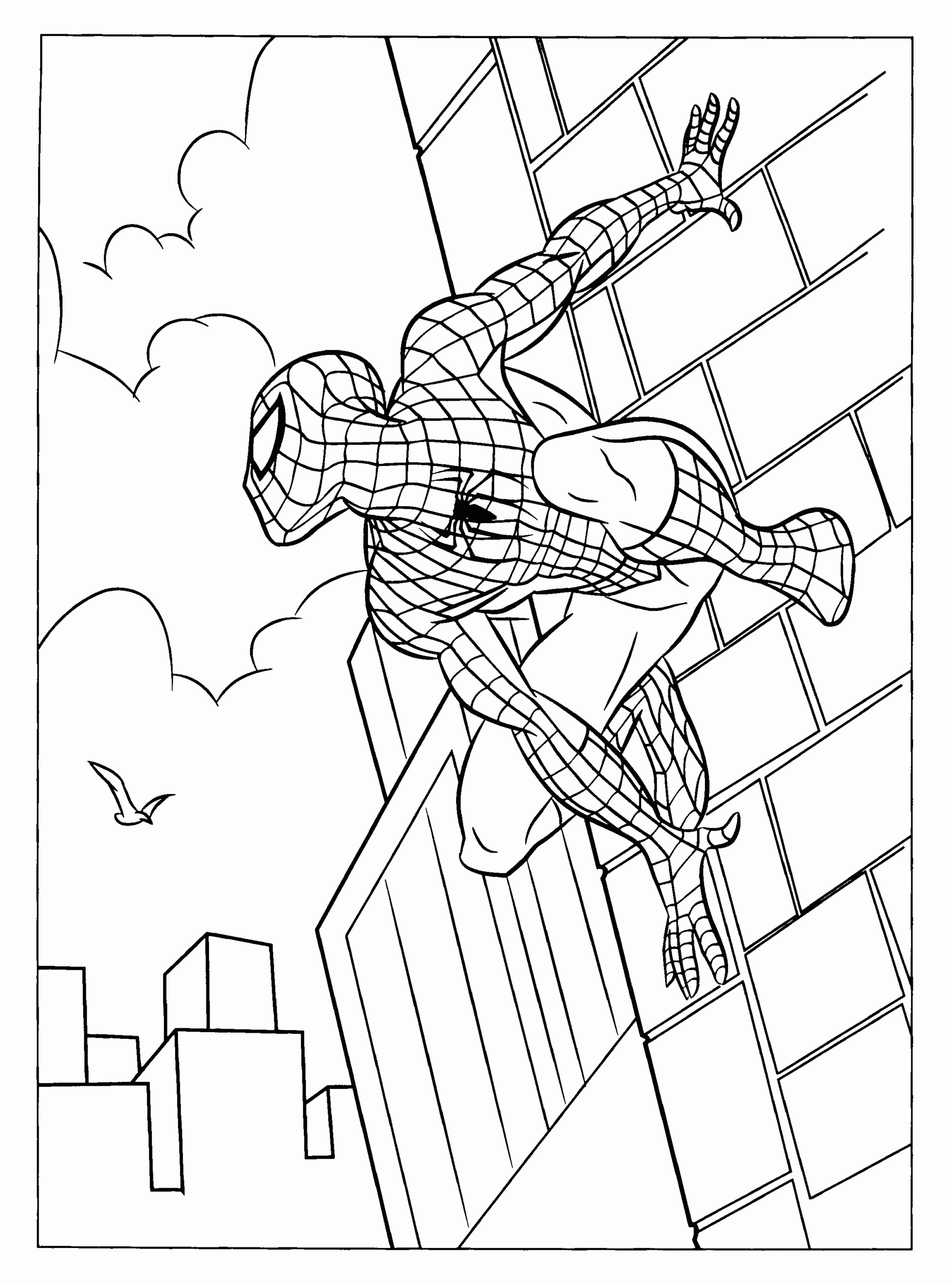 free printable spider-man color pages free printable spider-man color pages