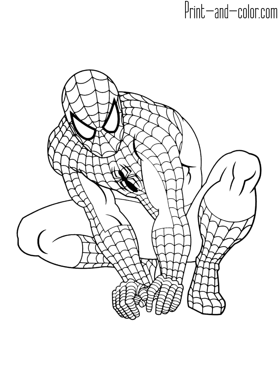 Spider Man Coloring Pages Print And Color Spider Man Coloring Pages Print And Color