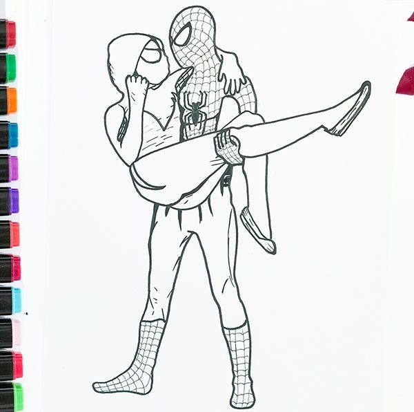 Spider Man Coloring Pages