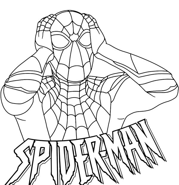 Spider man Coloring Sheet Avegers