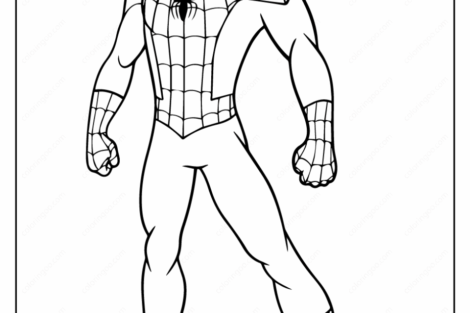 Spider Man Coloring Sheets Printable