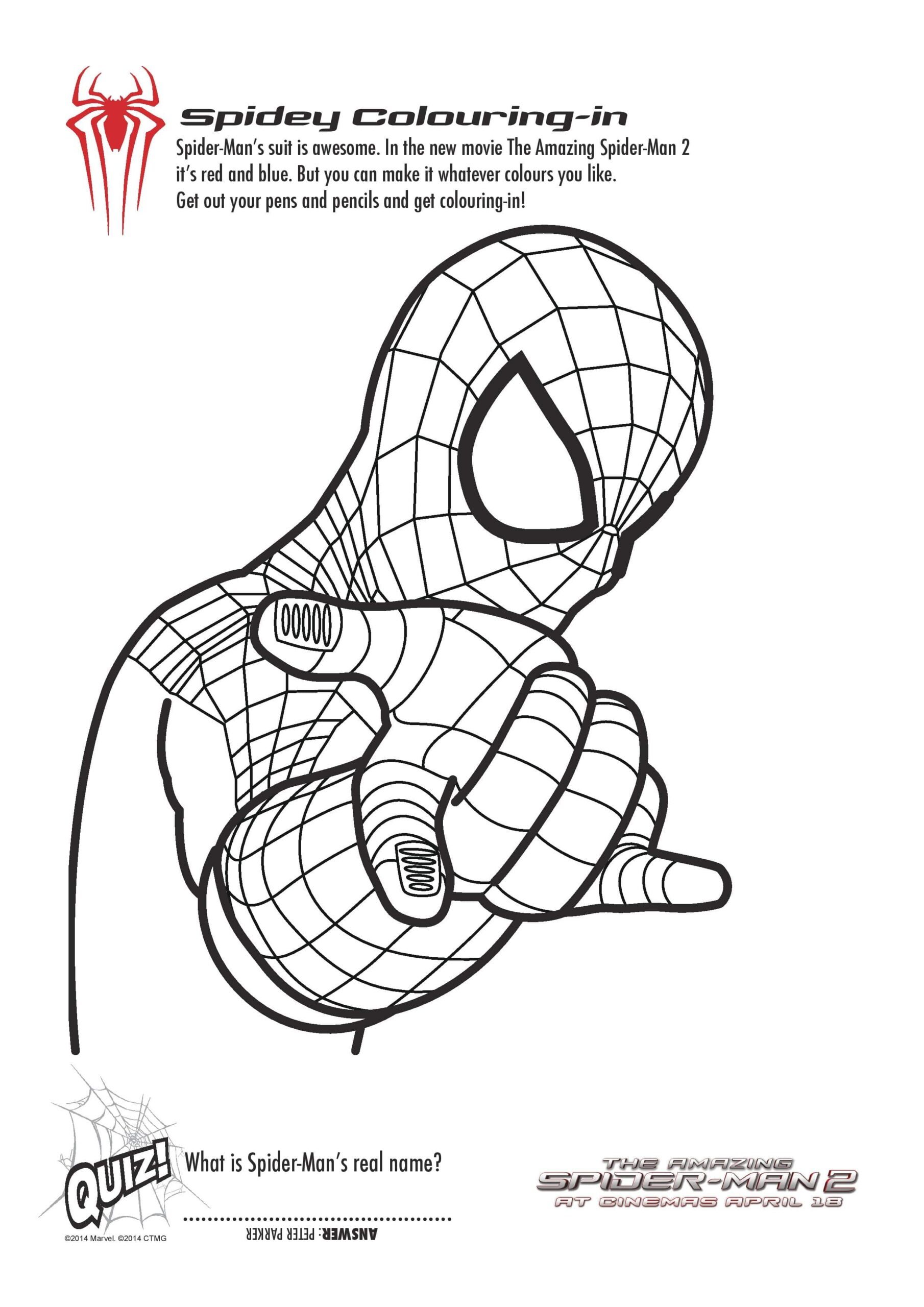 Spider Man Coloring Sheets Printable Spider Man Coloring Sheets Printable