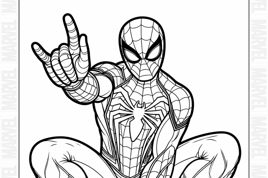 Spider Man Printable Coloring Pages