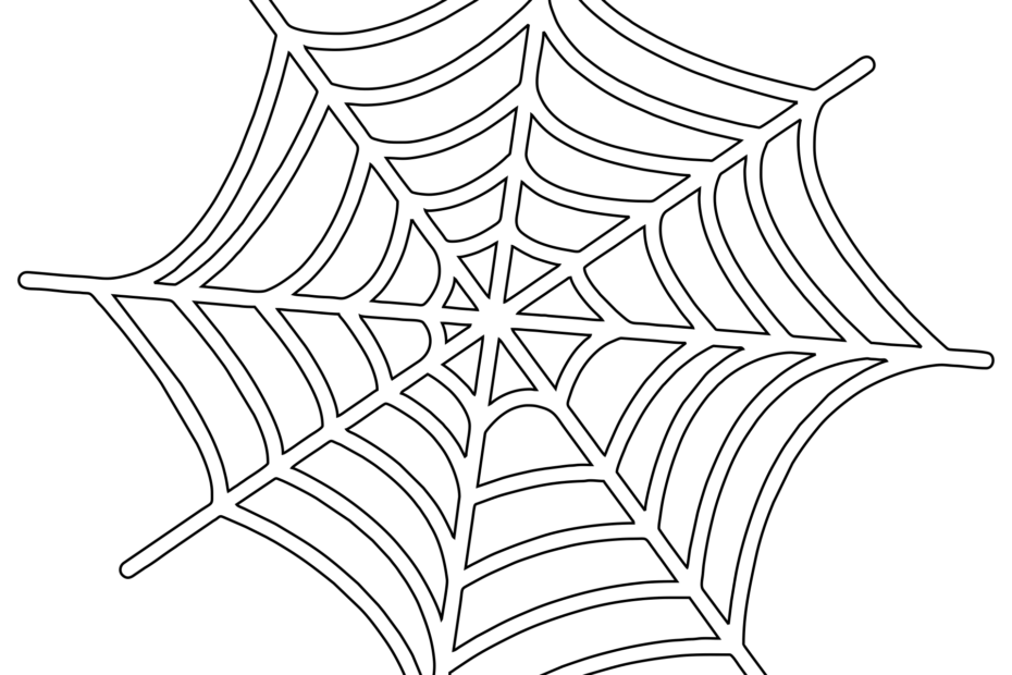 Spider Web Printable Template Halloween Templates Pumpkin Template