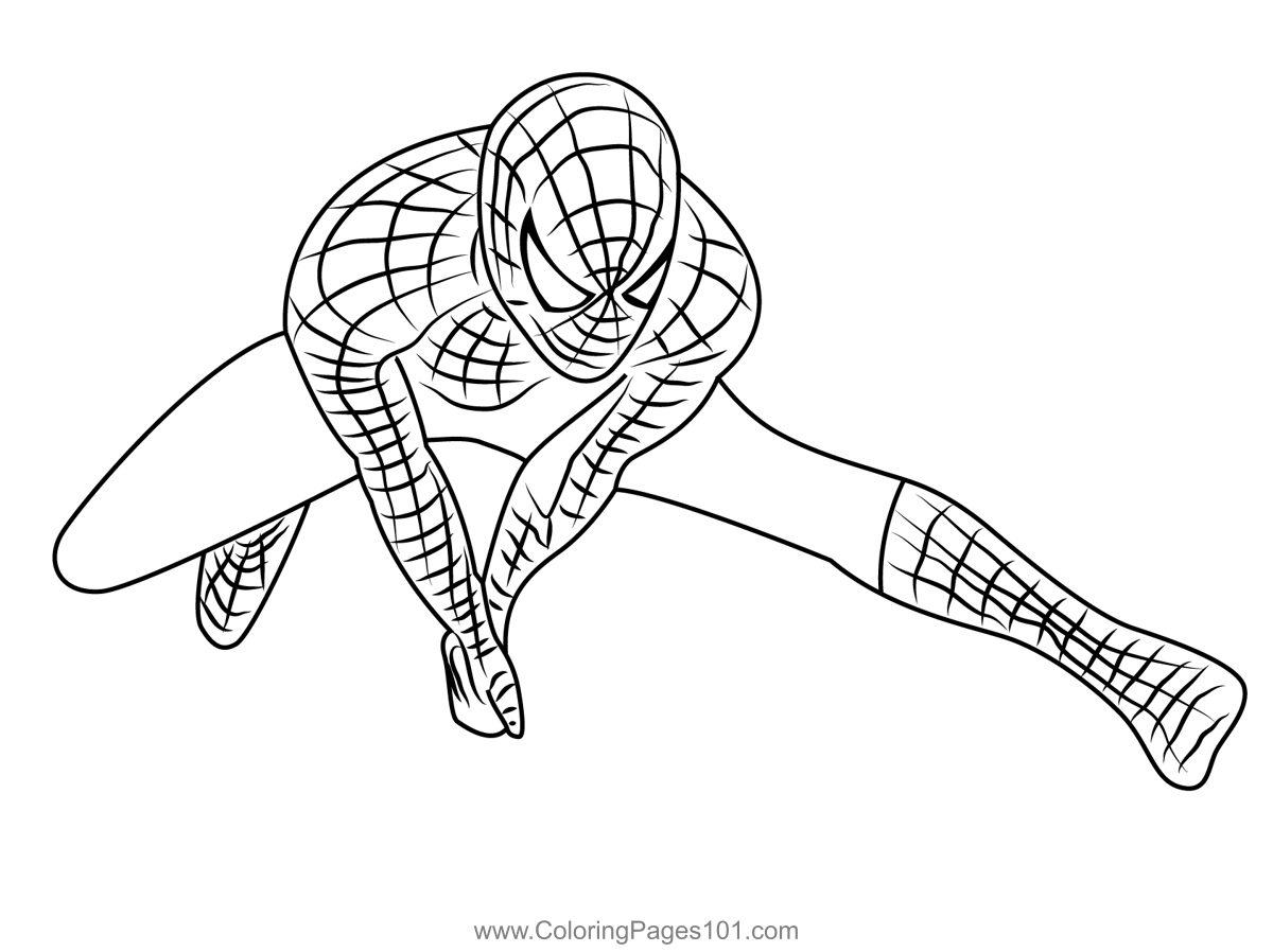 Spiderman The Comic Book Character Coloring Page For Kids Free Spider Spiderman The Comic Book Character Coloring Page For Kids Free Spider