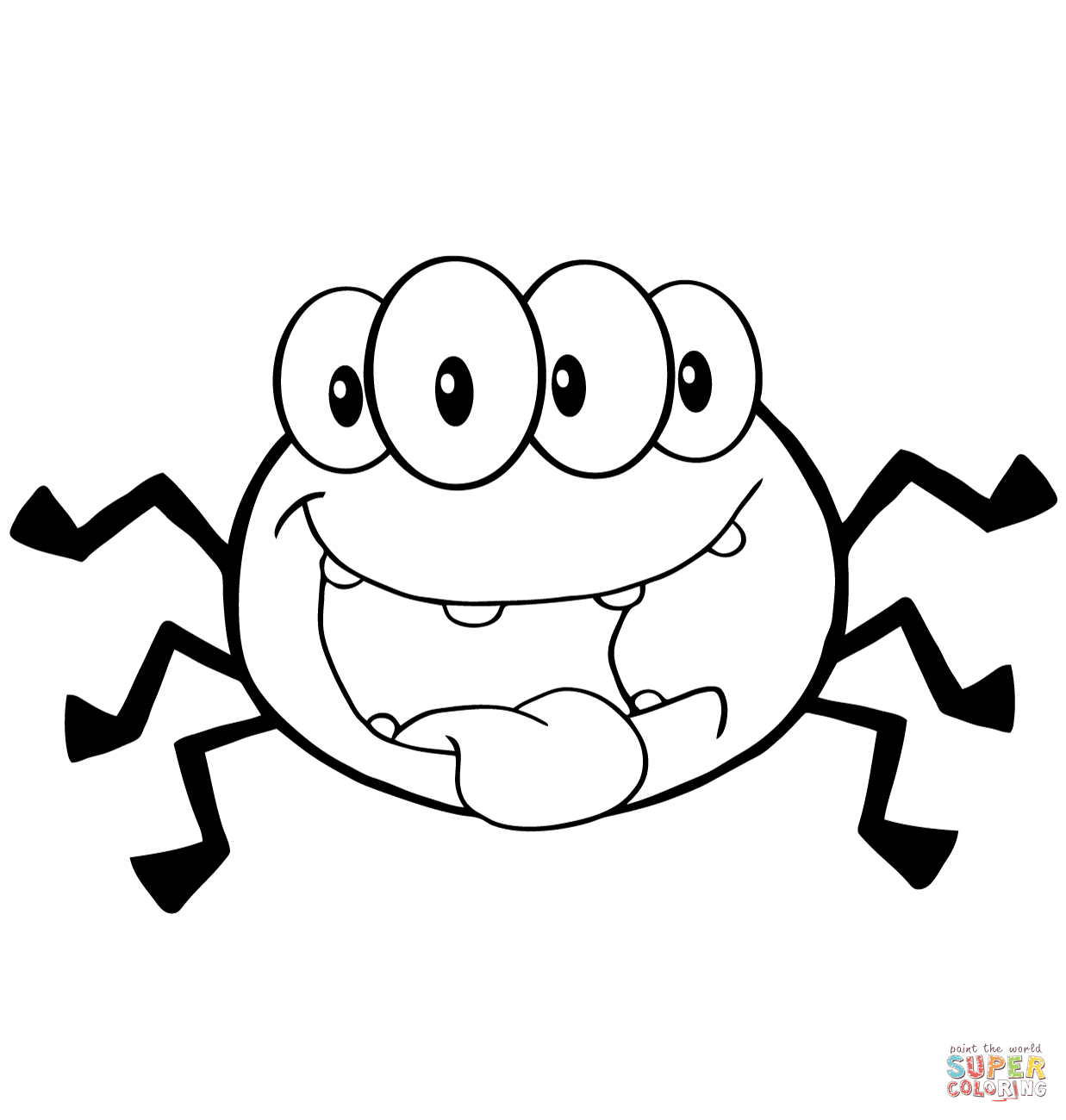 Spiders Coloring Pages Coloring Home Spiders Coloring Pages Coloring Home