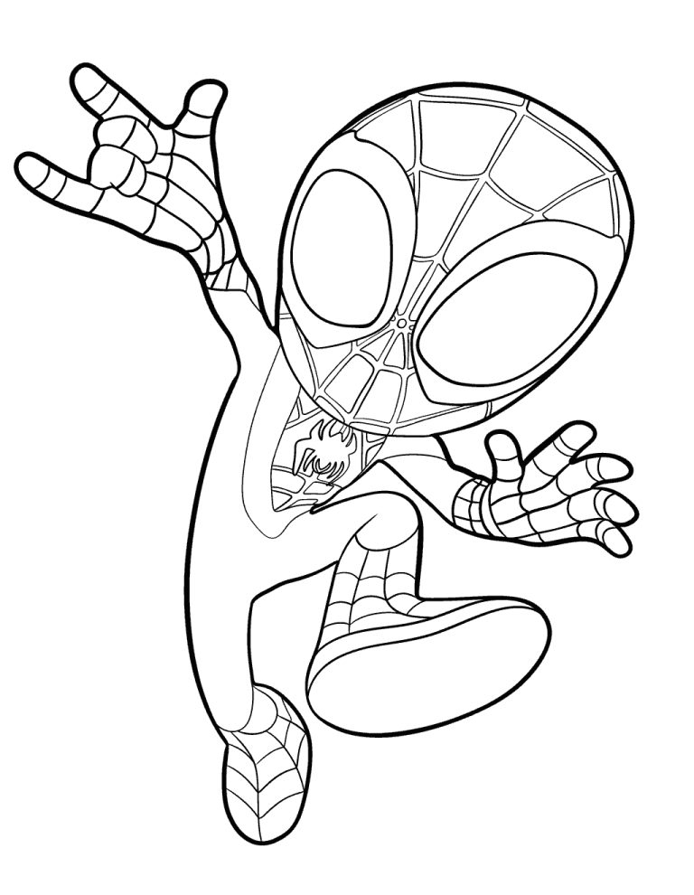 Spidey Coloring Pages Spidey Coloring Pages