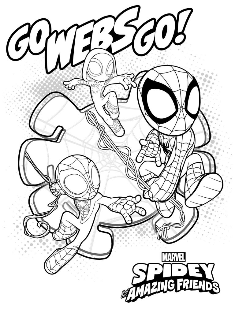 Spidey Hulk Attacks Coloring Page Spidey Hulk Attacks Coloring Page