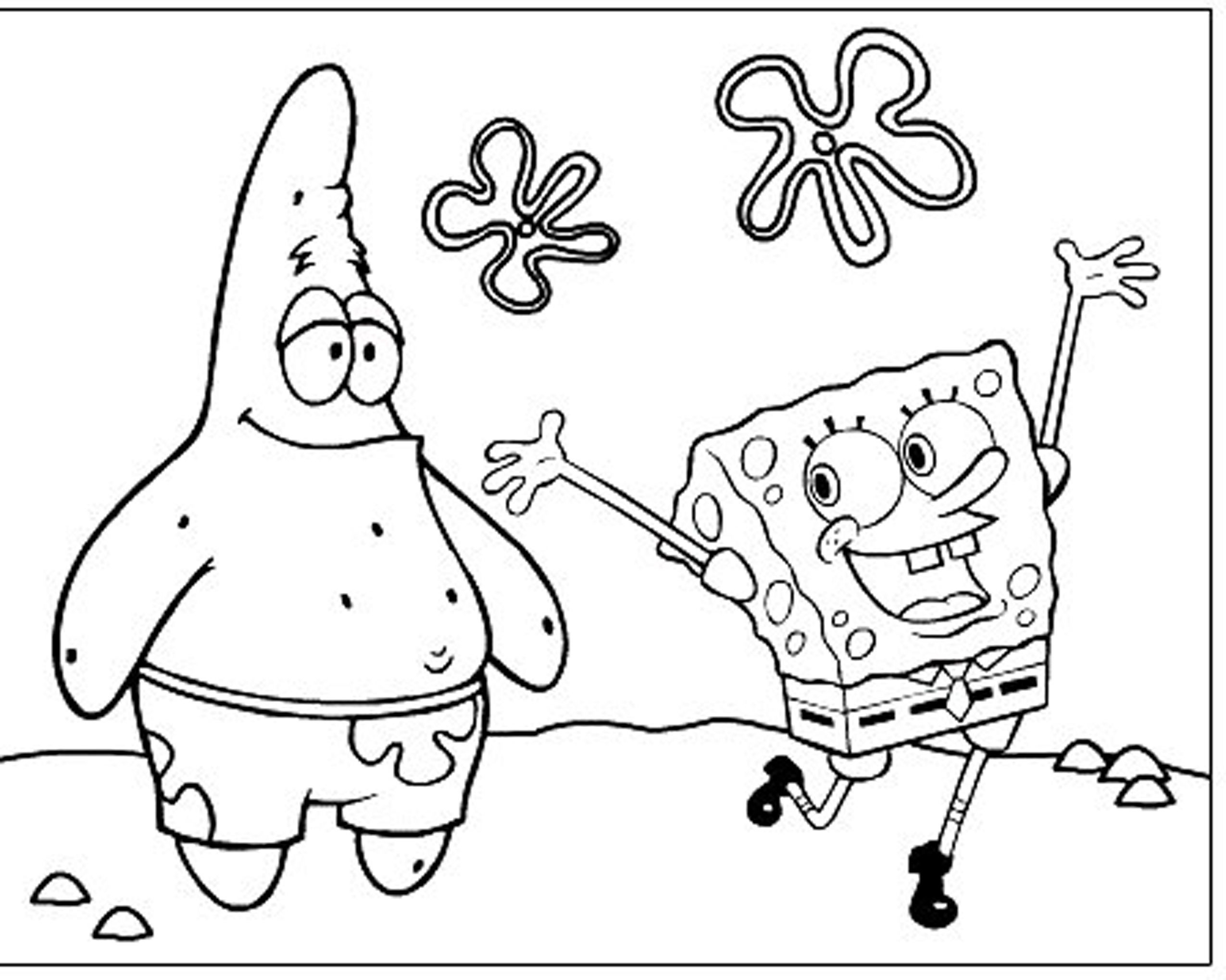 Spongebob Characters Coloring Pages Coloring Home Spongebob Characters Coloring Pages Coloring Home
