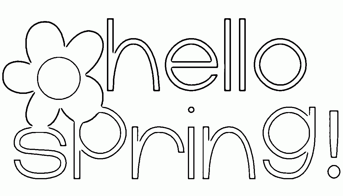 Spring Break Coloring Pages Coloring Home Spring Break Coloring Pages Coloring Home