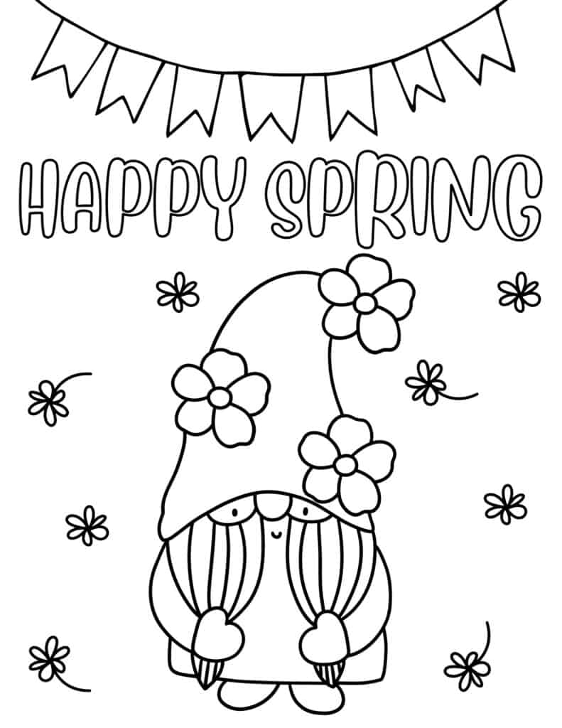 Spring Coloring Page Free Printable 40 OFF Spring Coloring Page Free Printable 40 OFF