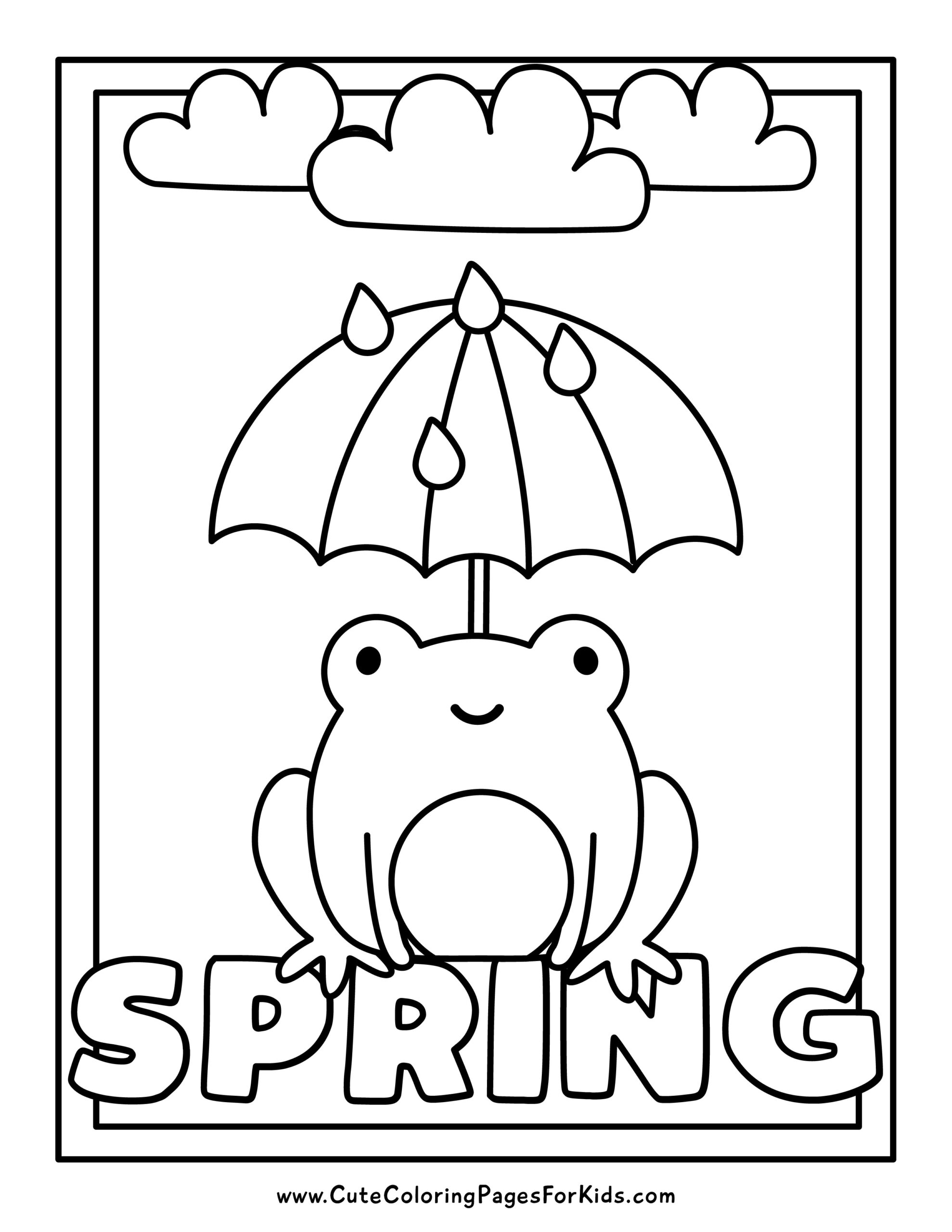 Spring Coloring Pages 14 Free Printable PDFs Cute Coloring Pages For Spring Coloring Pages 14 Free Printable PDFs Cute Coloring Pages For