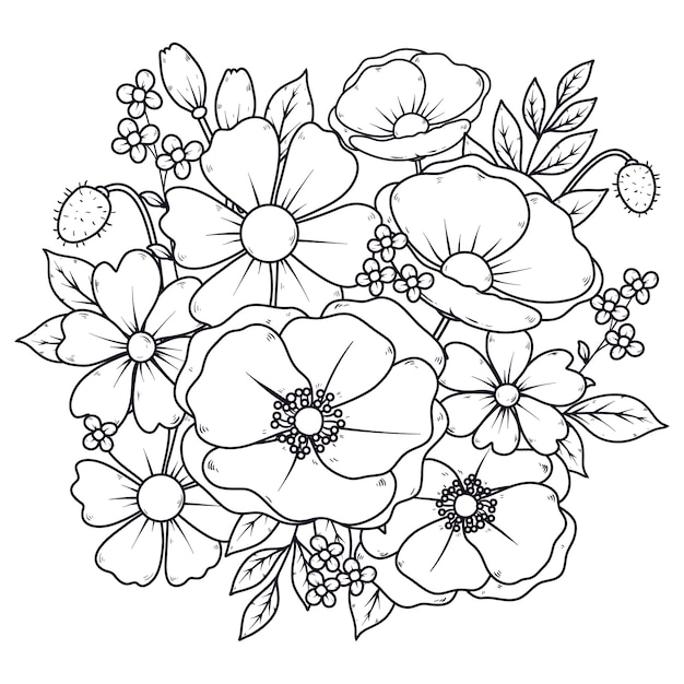 Spring Flower Coloring Pages Pre Free Printable Easy Pdf Infoupdate Spring Flower Coloring Pages Pre Free Printable Easy Pdf Infoupdate