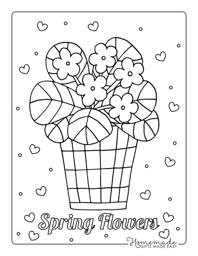 Spring Flowers Coloring Pages Pre Free Printable Calendar Infoupdate Spring Flowers Coloring Pages Pre Free Printable Calendar Infoupdate