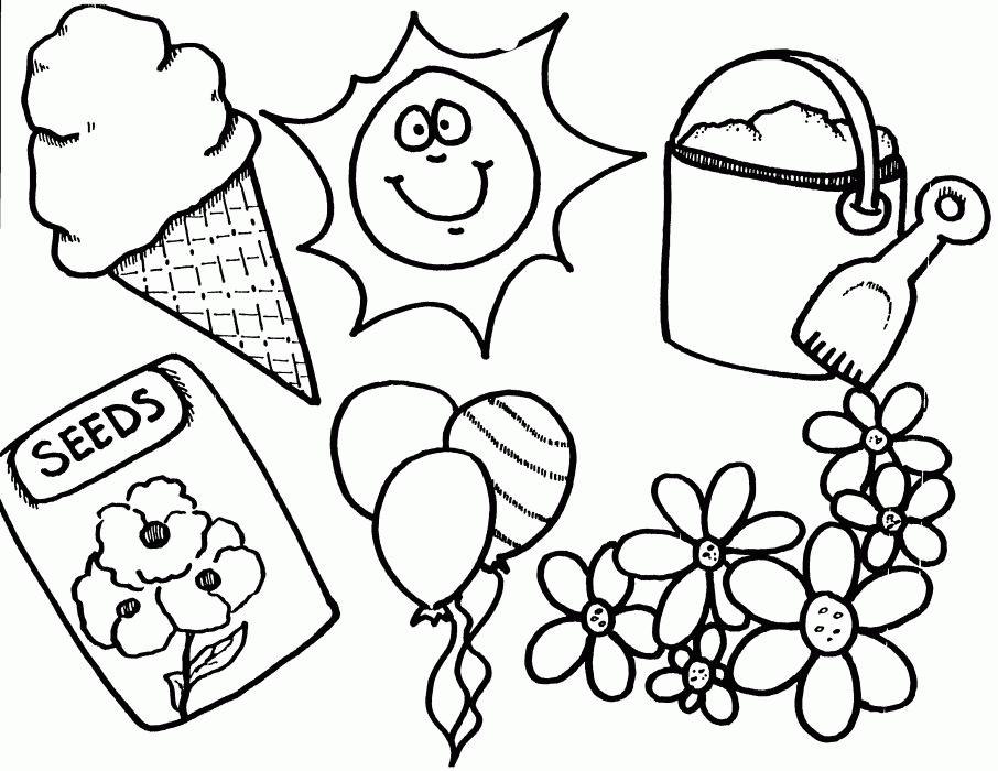 Springtime Coloring Sheets Coloring Nation Springtime Coloring Sheets Coloring Nation