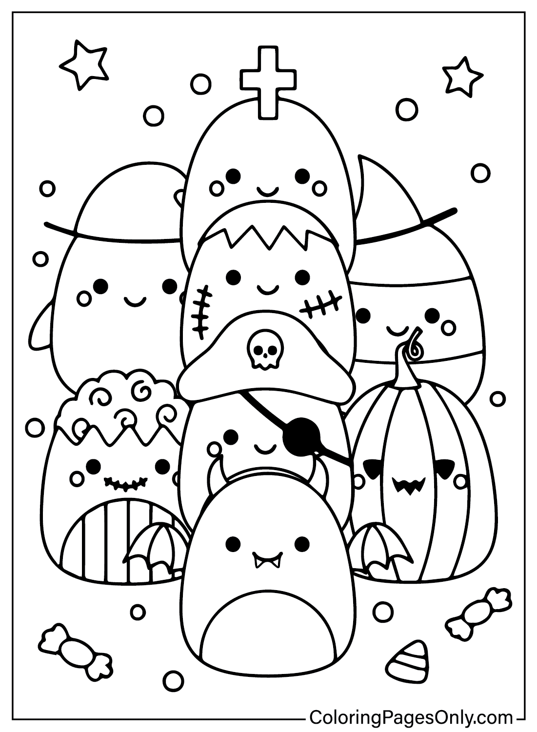 Squishmallow Halloween Coloring Sheet Free Printable Coloring Pages Squishmallow Halloween Coloring Sheet Free Printable Coloring Pages