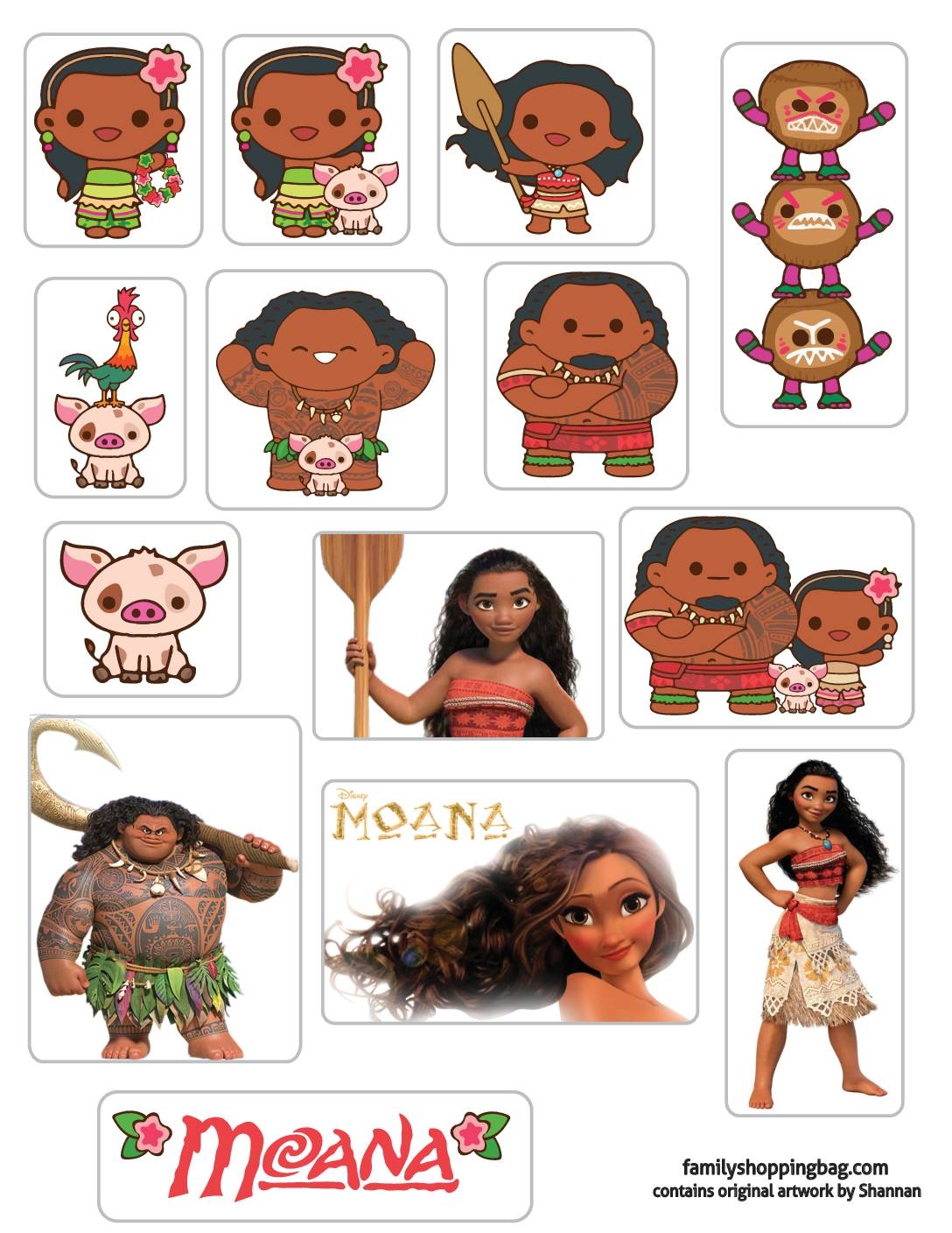 Stickers Moana Worksheets Library Stickers Moana Worksheets Library