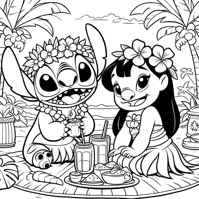 Stitch Easter Coloring Pages SimplyColoringPages Stitch Easter Coloring Pages SimplyColoringPages