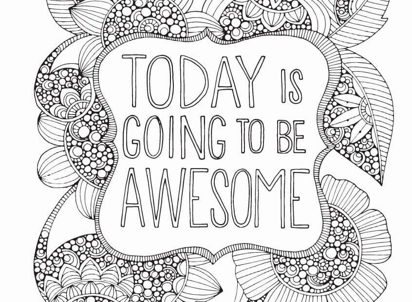 Stress Relief Coloring Page Free Printable Coloring Pages For Kids