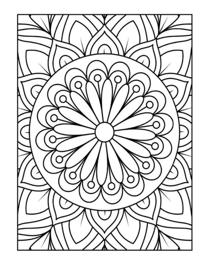 Stress Relief Coloring Pages Free Printable PDF Stress Relief Coloring Pages Free Printable PDF