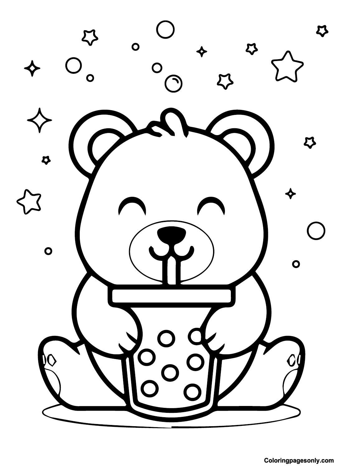 Stuffed Animal Coloring Sheet Stuffed Animal Coloring Sheet