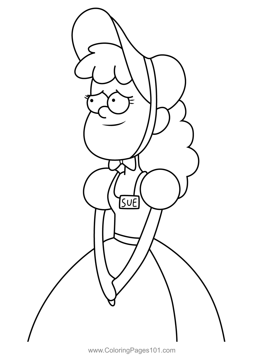24 Gravity Falls coloring pages 24 Gravity Falls coloring pages