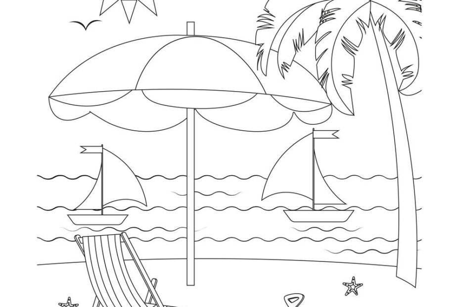 Summer Time Coloring Sheets For Kids Infoupdate