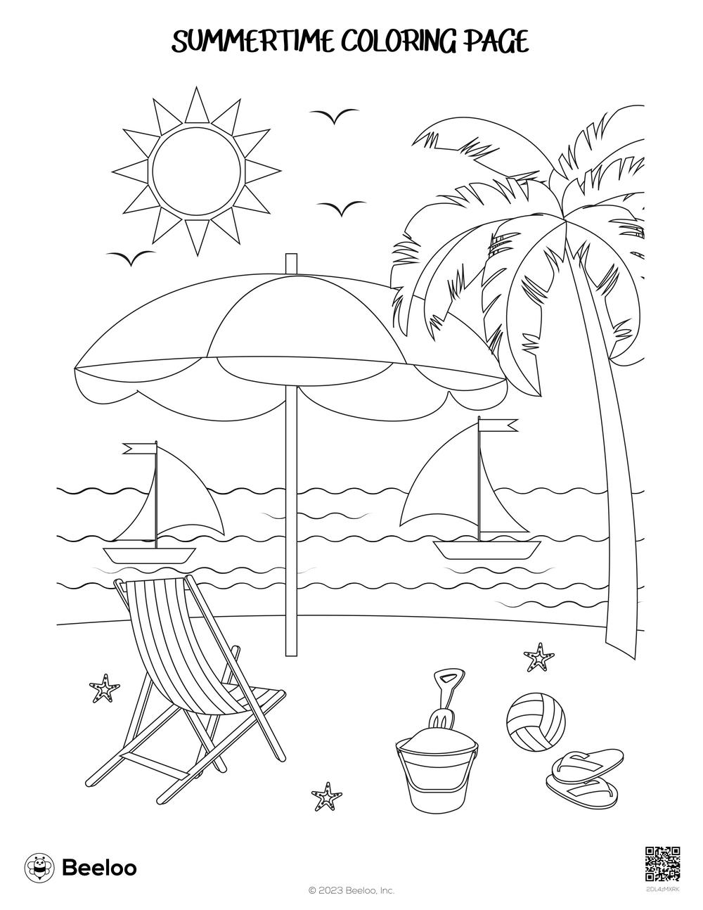 Summer Time Coloring Sheets For Kids Infoupdate Summer Time Coloring Sheets For Kids Infoupdate