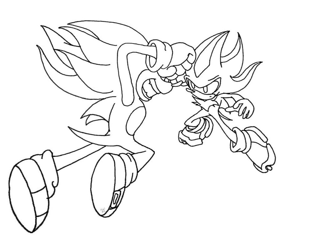 Super Sonic And Super Shadow And Super Silver Coloring Pages Coloring Super Sonic And Super Shadow And Super Silver Coloring Pages Coloring