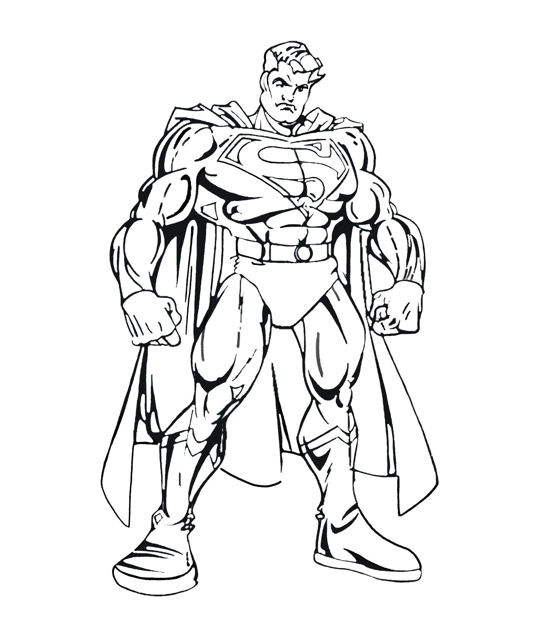 Superman To Color For Children Superman Kids Coloring Pages Superman To Color For Children Superman Kids Coloring Pages