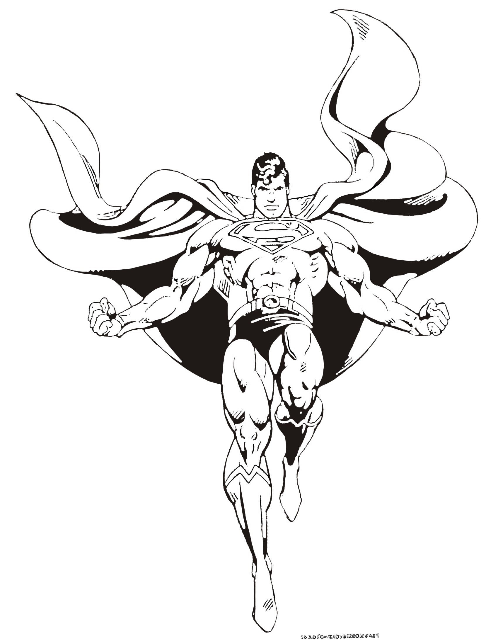 Superman Kids Coloring Pages Superman Kids Coloring Pages