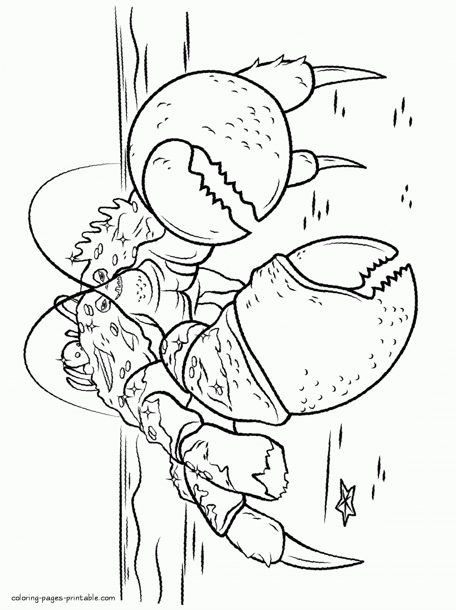 Tamatoa Coconut Crab Coloring Page COLORING PAGES PRINTABLE COM Tamatoa Coconut Crab Coloring Page COLORING PAGES PRINTABLE COM