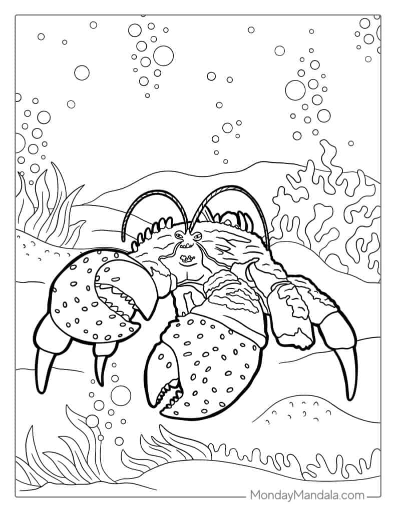 Tamatoa Coloring Pages Coloring Nation Tamatoa Coloring Pages Coloring Nation