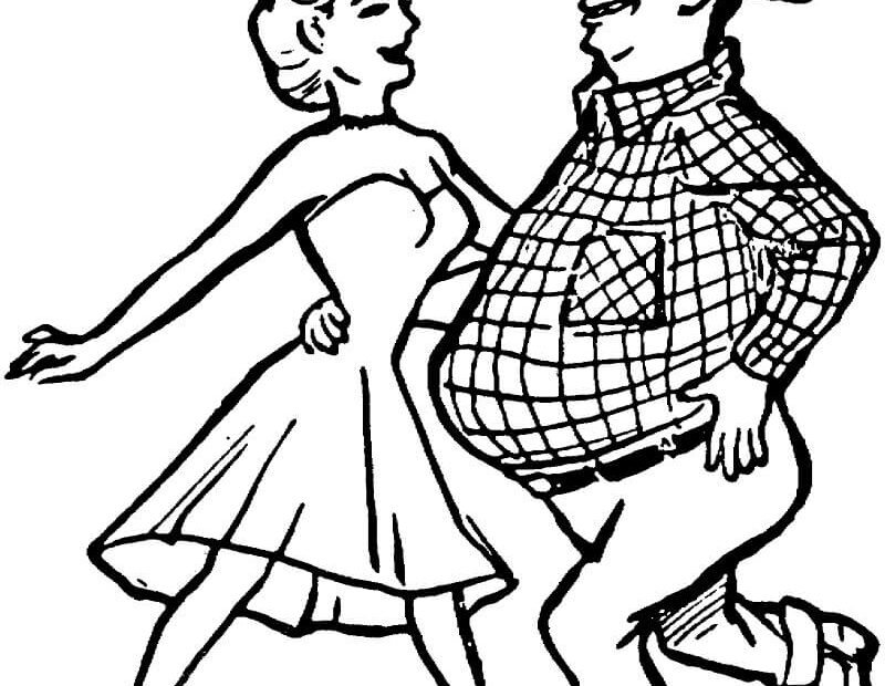 Tap Dance Coloring Page Free Printable Coloring Pages For Kids