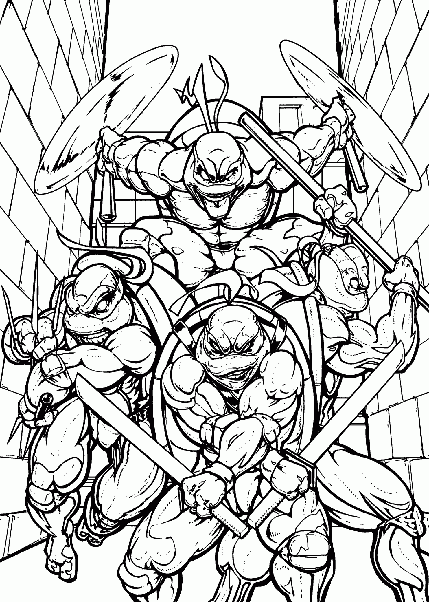 Teenage Mutant Ninja Turtles Printable Coloring Pages Coloring Home Teenage Mutant Ninja Turtles Printable Coloring Pages Coloring Home