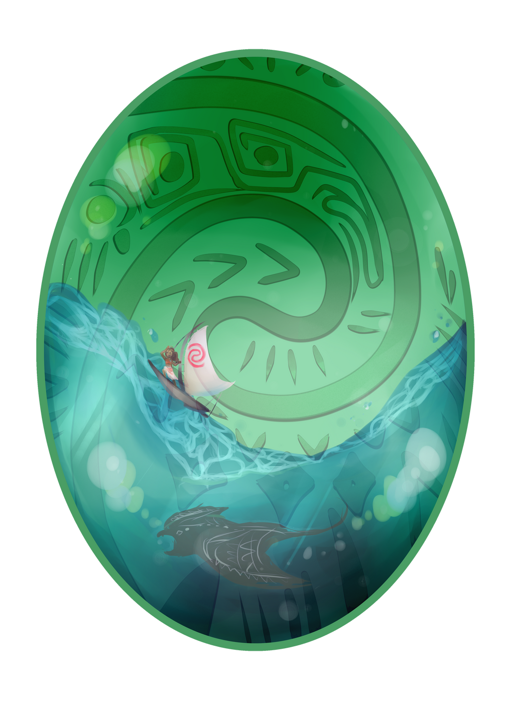 Tefiti Heart Moana By TamaGoh On DeviantArt Tefiti Heart Moana By TamaGoh On DeviantArt