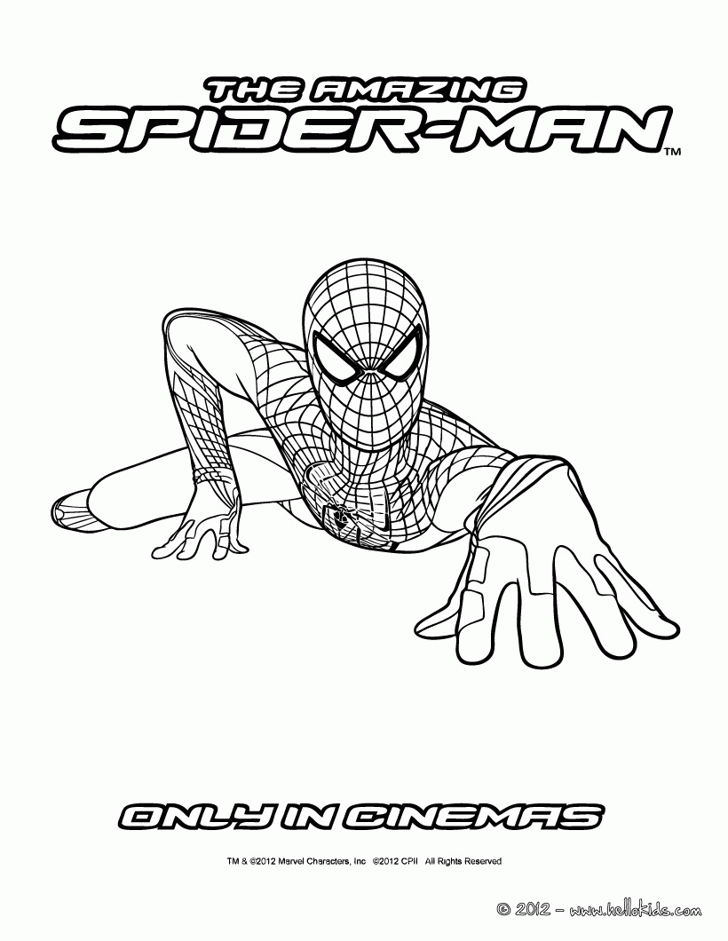 The Amazing Spider Man Coloring Pages Coloring Home