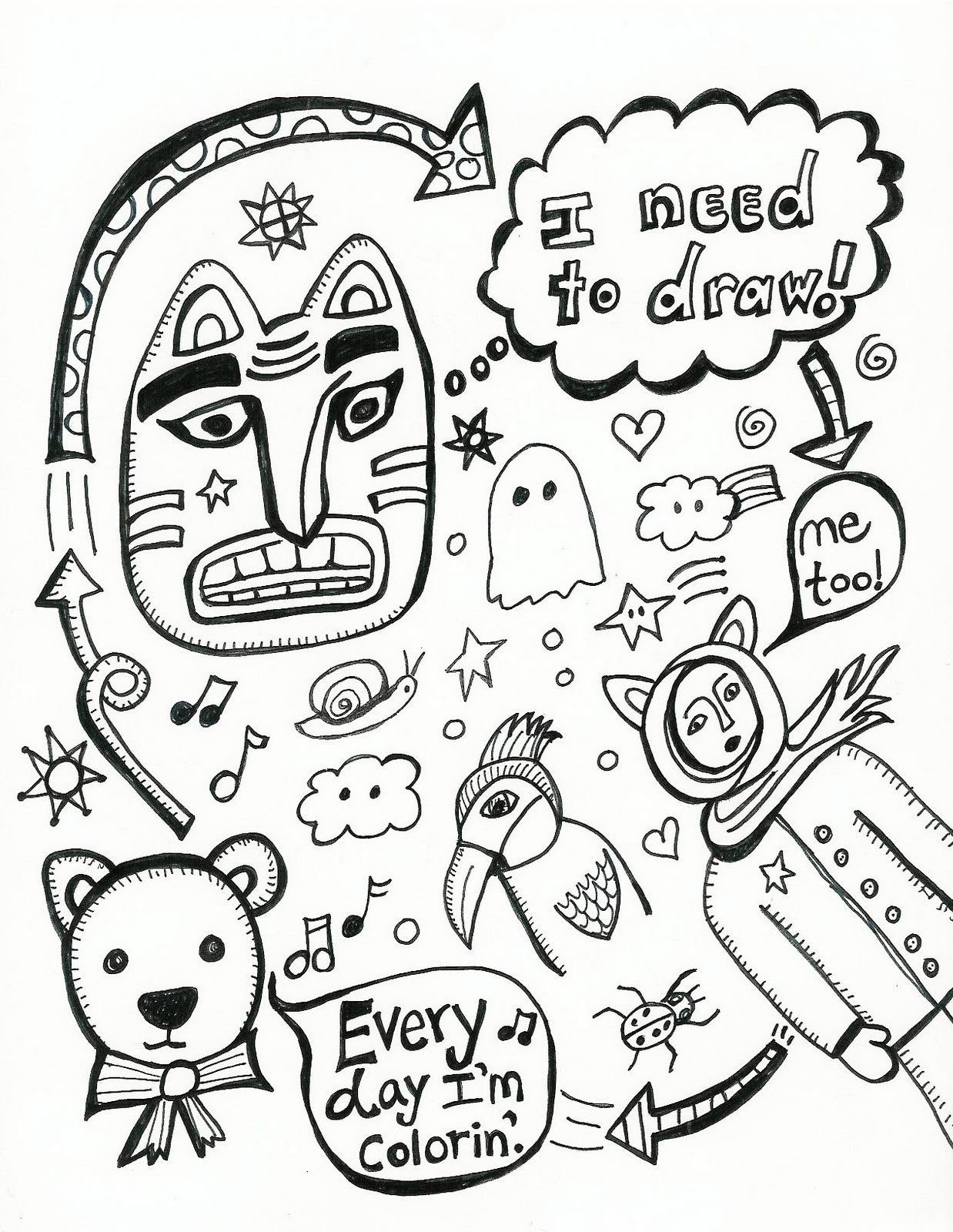 funky adult coloring pages funky adult coloring pages