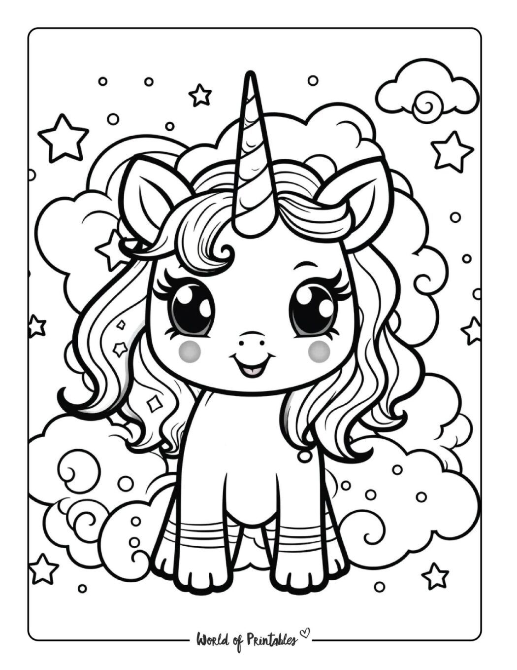 The Best Unicorn Coloring Pages For Kids Adults World Of Printables The Best Unicorn Coloring Pages For Kids Adults World Of Printables