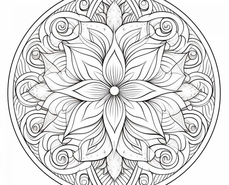 Therapeutic Mandala Coloring Pages Free PDFs Kokoprint