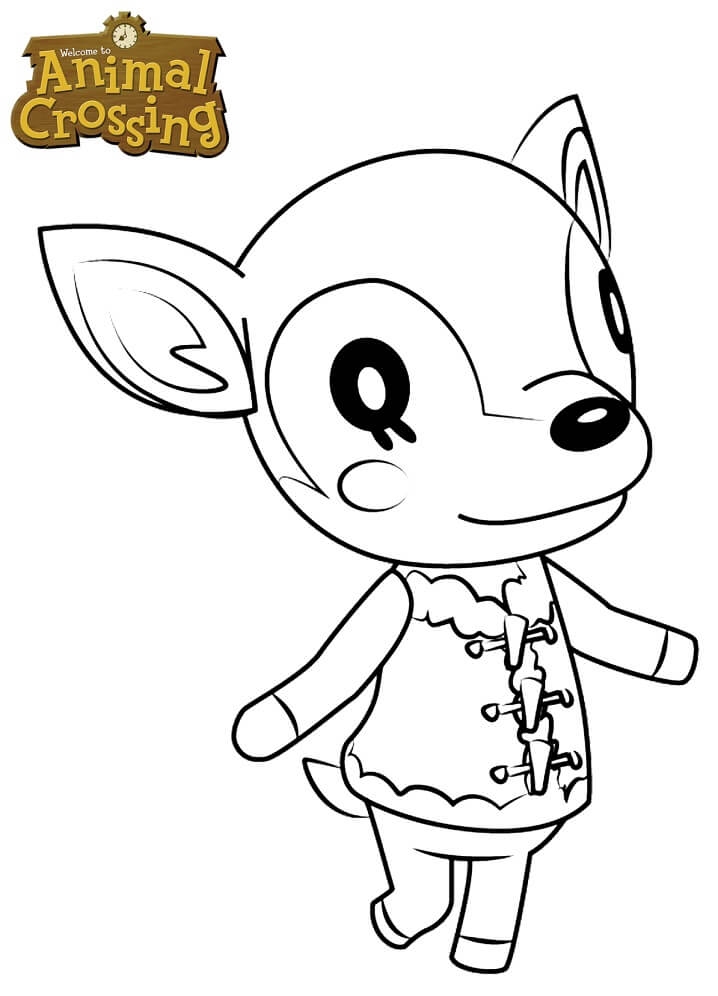 Tia From Animal Crossing Coloring Page Free Printable Coloring Pages Tia From Animal Crossing Coloring Page Free Printable Coloring Pages