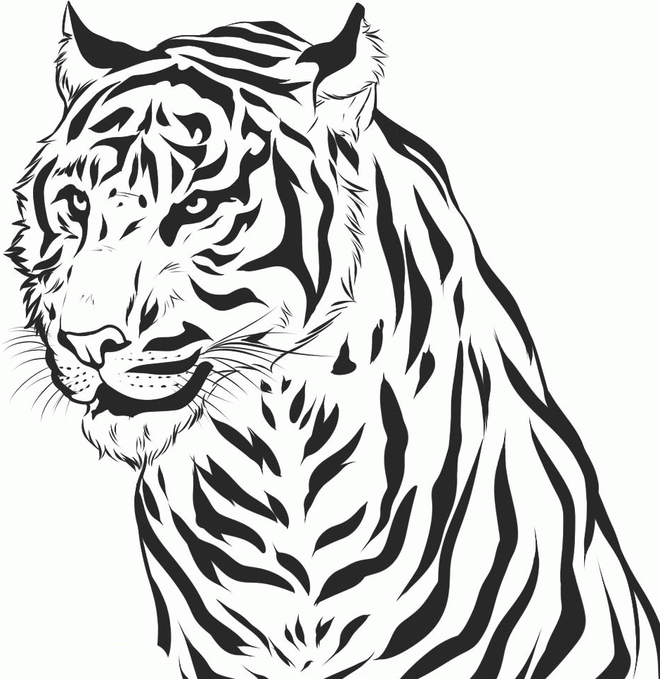 Tiger Printable Coloring Pages Coloring Home Tiger Printable Coloring Pages Coloring Home