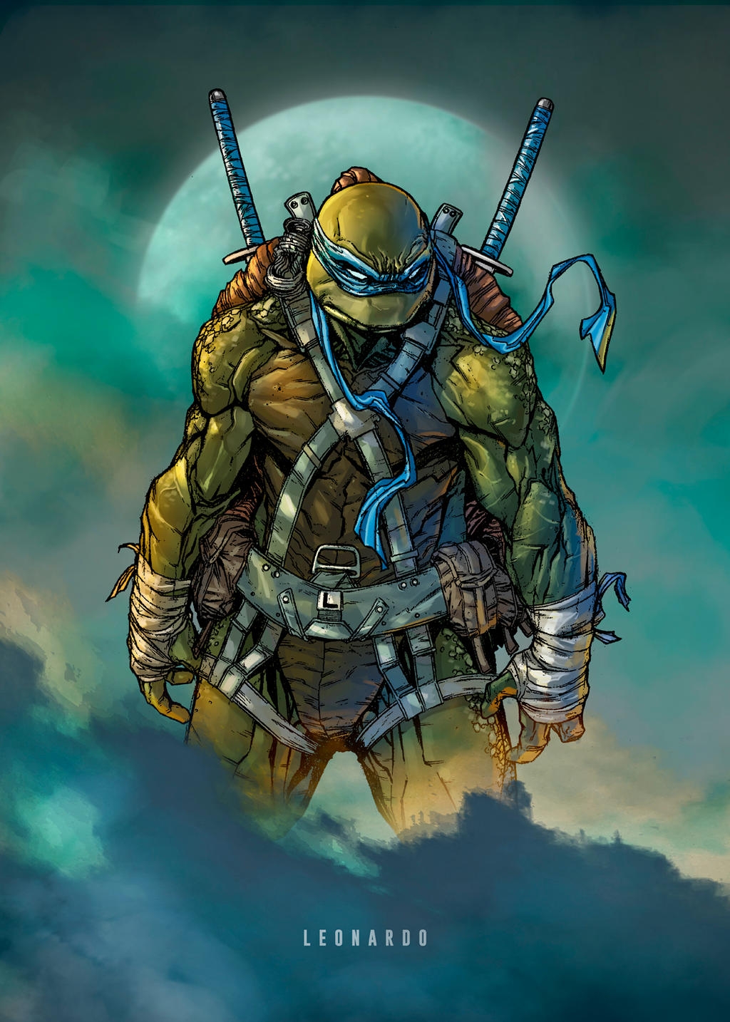 TMNT LEONARDO colors By Le0arts On DeviantArt TMNT LEONARDO colors By Le0arts On DeviantArt