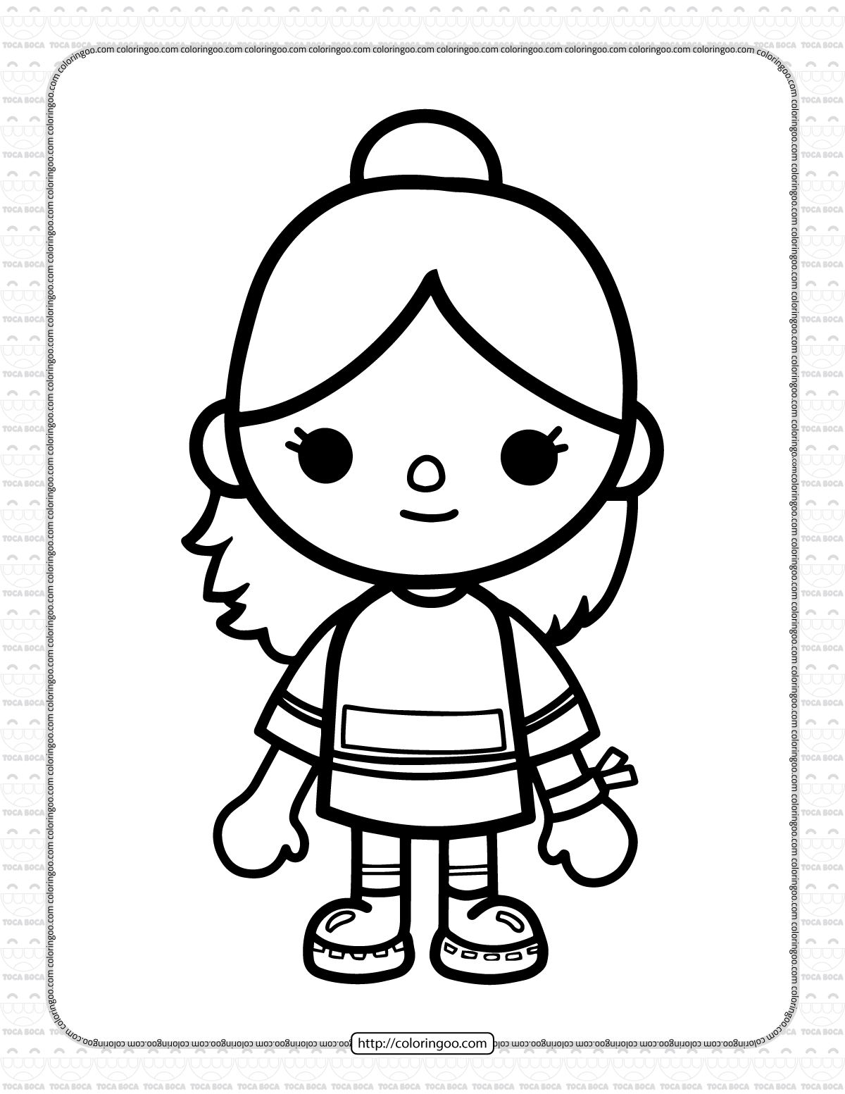 Toca Life Coloring Sheet 11 Toca Life Coloring Sheet 11