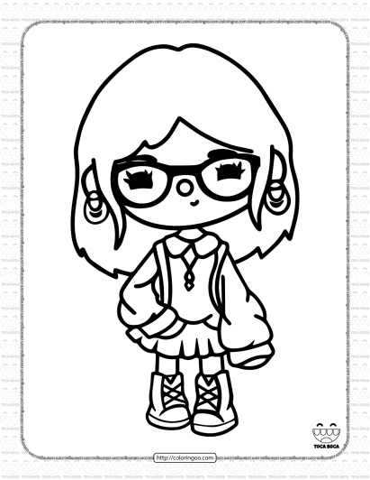 Toca Life Coloring Sheet 16 Toca Life Coloring Sheet 16