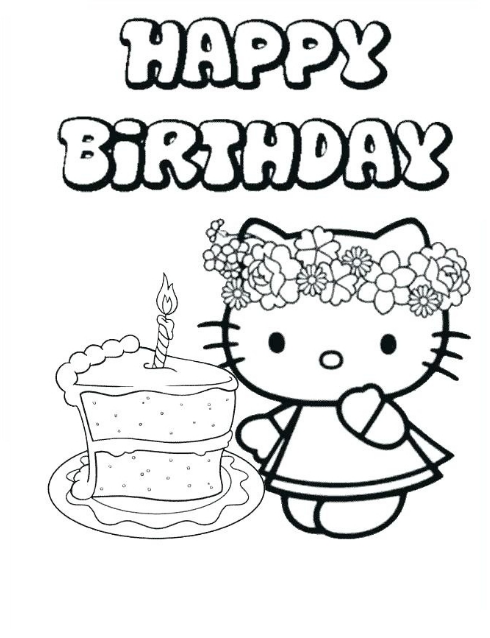 free birthday coloring printables free birthday coloring printables