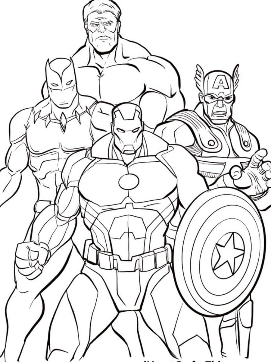 Top Marvel Coloring Pages For Kids GBcoloring
