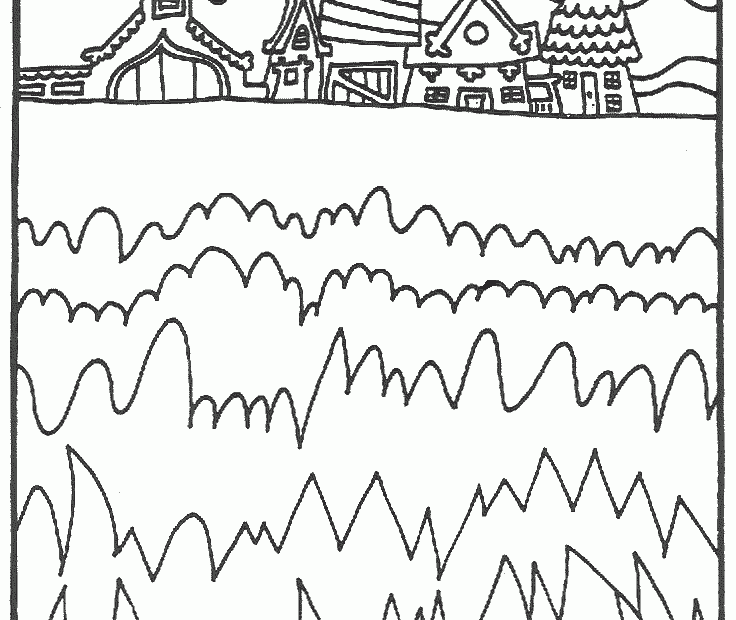 Town Coloring Pages Coloring Home