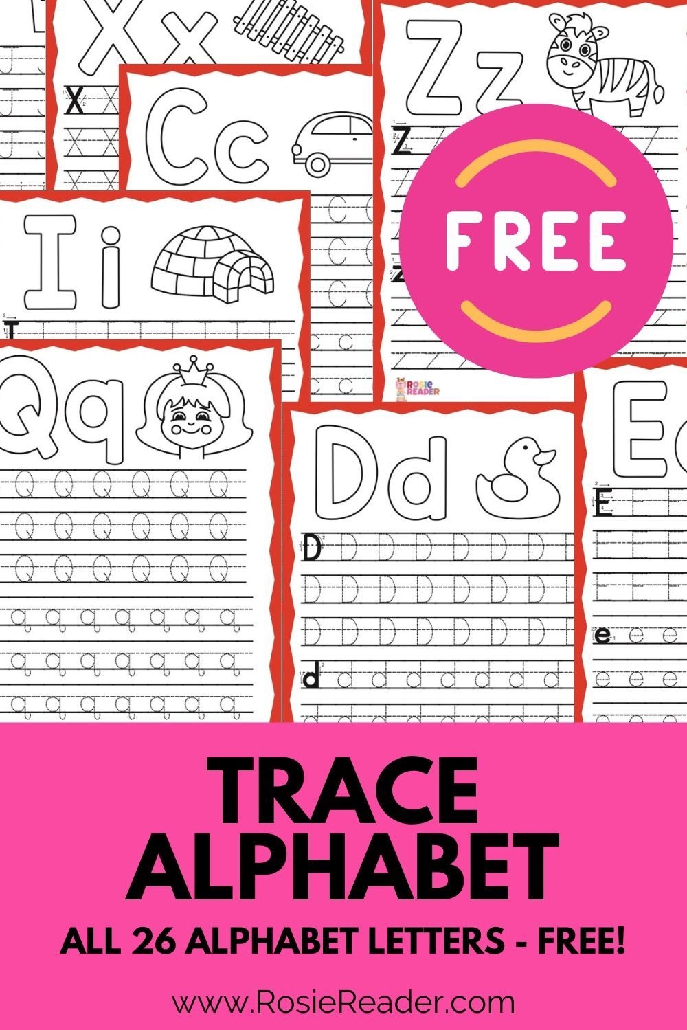 Trace Alphabet Printable Calendar Productivity Hacks Trace Alphabet Printable Calendar Productivity Hacks