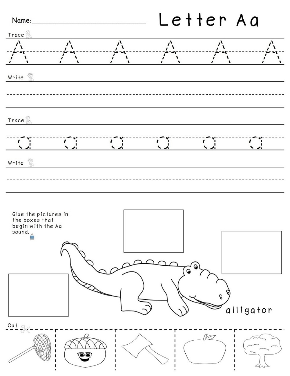 Trace Letter A Printable For Preschool 101 Activity Trace Letter A Printable For Preschool 101 Activity